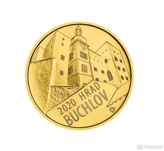 Zlatá mince 1/2 Oz 5000 Kč Hrad Buchlov 2020 Proof - 2