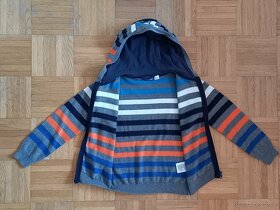 Pruhovaný svetr/svetřík na zip vel. 110/116 Lupilu - 2