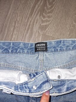 Džíny super baggy cropp vel.30/32 - 2