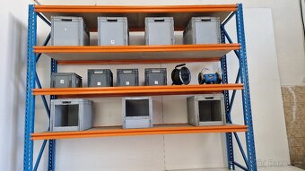 Prodám regály a regálové doplňky. Průmyslové policové regáli - 2