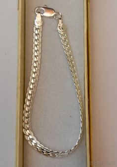 Nové stříbrné naramkypunc 925 - 2