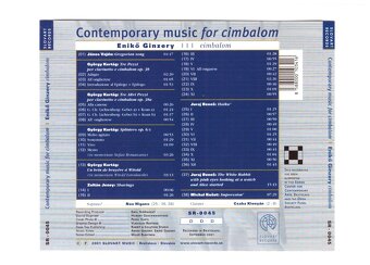 CD Contemporary music for cimbalom - 2
