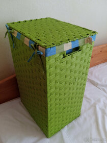 Koš na prádlo zelený h.30,š.40, v.62cm nový - 2