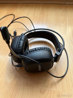 USB sluchátka NiceBoy s mikrofonem, super cena - 2