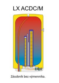 Fotovoltaický ohřívač vody LX ACDC/M 200L - 2
