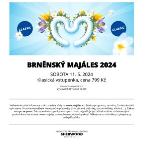Majales BRNO - vstupenky - 2