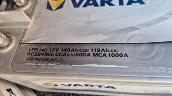 2x Trakční akumulátor Varta Professional Dual Purpose - 2