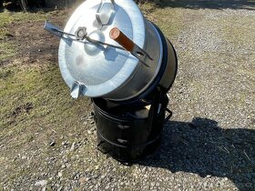 Pařáky 60, 100 a 160 litrů, žárově zinkované zabijačka - 2