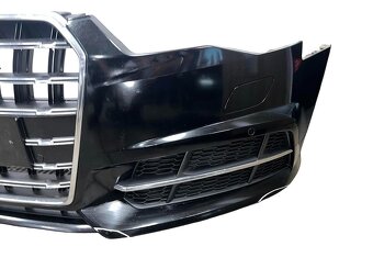 Přední nárazník černá metalíza LY9B Audi A6 C7 4G FL 2018 - 2