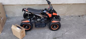 Nová dětská čtyřkolka Cobra 49ccm oranžová, E startér a DO - 2