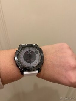 Garmin fenix 7X Solar - Gray/Black Silicone Band - 2