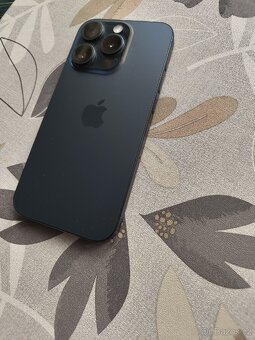 iPhone 15 Pro 128 GB – MODRÝ TITAN, 100% BATERIE, ZÁRUKA - 2