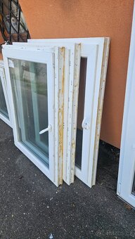 Okno PVC - 900x1200 mm - STARŠÍ - 3 KS - 2