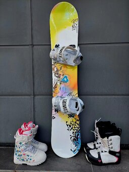 Snowboard GRAVITY, 140 cm + boty GRAVITY - 2