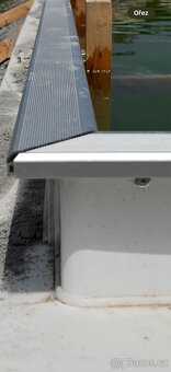 Bazenovy hlinikovy lem - 2