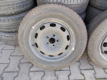 Sada 15" plech disků VW s pneu 195/65 R15 - 2