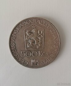 Stříbrná mince Národní divadlo 500 Kčs - 1983 - 2