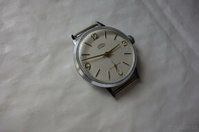 Staré, funkční,  zachovalé mechanické hodinky Prim - 2