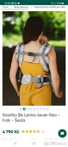 Kvalitní ergonomické nosítko Be Lenka 3 - 36 měsíců - 2