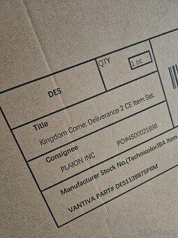 Predám Kingdom Come Deliverance II collector PC - 2