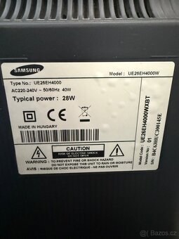 LED TV Samsung 26” + set top box - 2