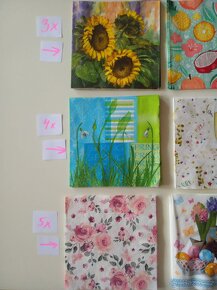 Ubrousky na decoupage - různé motivy - 2