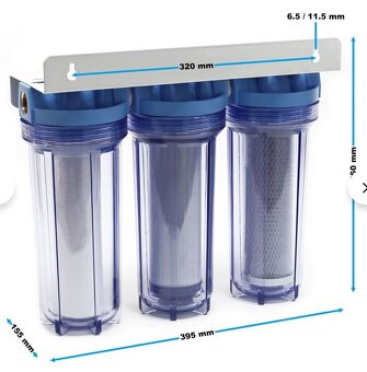 Naturewater NW-PR103 třístupňový vodní filtr, - 2
