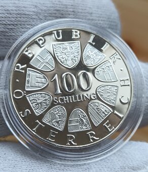AG 100 Schilling - Rakousko - Proof provedení 1977 - 2