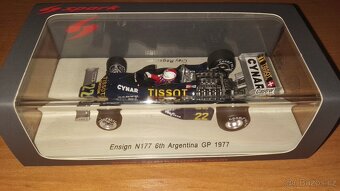 F1 Ensign N177 #22 Clay Regazzoni 1977 Spark S3953 1:43 - 2