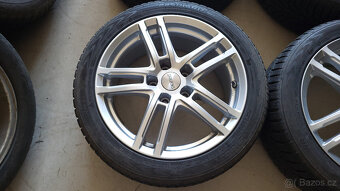 Téměř nejetá zimní ALU kola 17" 5x114,3 + matice - Toyota - 2