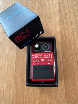 PRODÁNO - Nový, nepoužívaný BOSS RC-1 Loop station - ZÁRUKA - 2