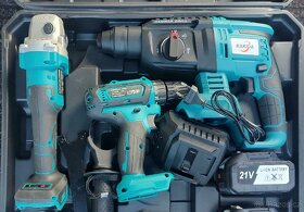 Aku nářadí,bezuhlikove motory,4kusy - 2