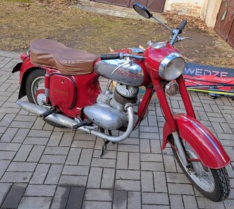 JAWA 250/353 Kývačka s TP, RV. 1959 - 2