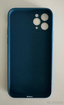 Apple iPhone 11 Pro silikonové pouzdro modré - 2