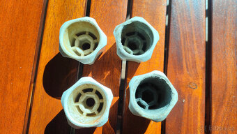 keramické retro kohouty k vodovodní baterii - 2