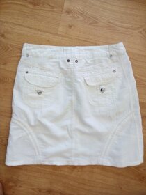 Krásná letní bílá sukně Etam 40/42 - 2