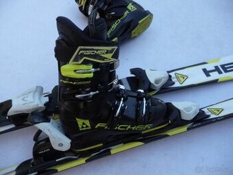 345. Detske lyže HEAD - 117cm + boty FISCHER 35 eu SET - 2