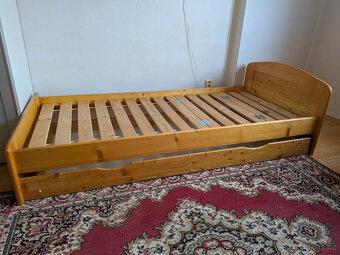 Postel z masivu 90x200 - 2