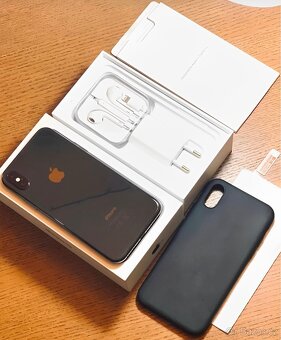 iPhone X Šedá BATERIE 100% TOP - 2