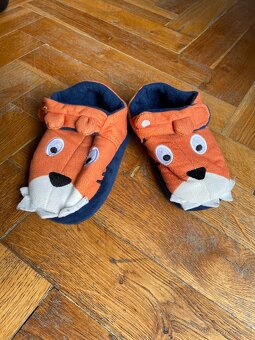 Dětské měkké domácí papuče – tygr, vel. 25–26 - 2