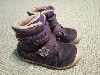 Dívčí zimní kožené boty D.D.Step, vel. 33 - 2