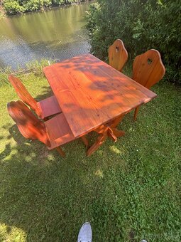 Selský stůl +4židle - 2