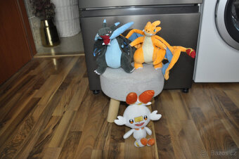 Pokémon, Mega Charizard, Scorbunny, plyšové postavy - 2