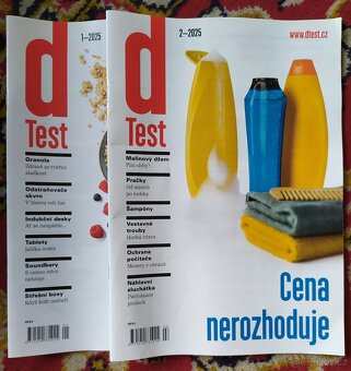Časopisy dTest 19x + dTest PLUS 3x, celý rok 2024 - 2