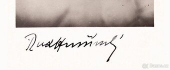 Rudolf Hrušínský – autogram, 30. léta minulého století - 2
