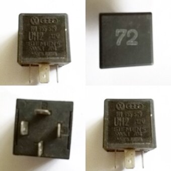 Relé VW – Audi - Škoda 1,9D - 2