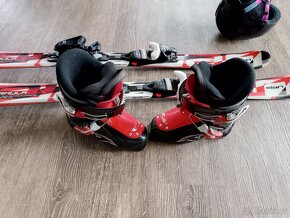 Lyže ELAN 120cm, lyžáky 21.5, helma - 2