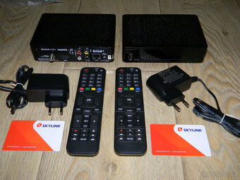 2ks satelitní přijímač Kaon MZ-50 se 2 kartami Skylink - TOP - 2