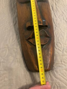 Dřevěná maska 100cm - Indonésie - 2