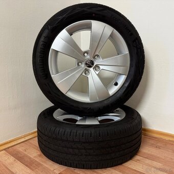 ŠKODA SUPERB III 3 5x112 R17 ET41+LETNÍ 215/55R17 6,5mm - 2